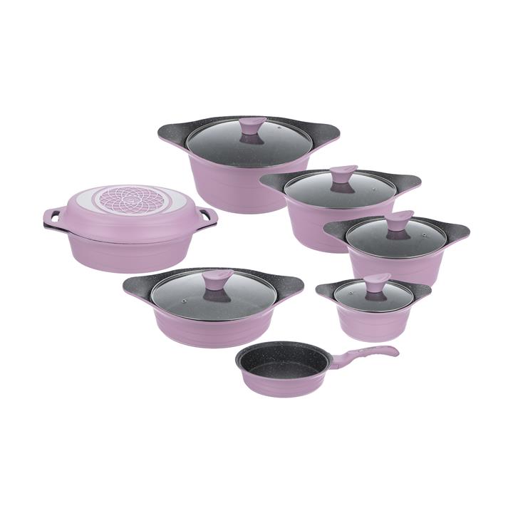 سرویس پخت و پز 13 پارچه عروس مدل دیاکو Aroos Diaco Cookware Set 13 Pcs